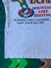 Load image into Gallery viewer, Vintage Grateful Dead 1987 Mountain Aire Festival Concert T-Shirt