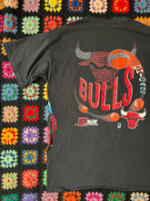 Load image into Gallery viewer, Vintage 90s Chicago Bulls Basketball NBA Wrap Around Graphic T-Shirt