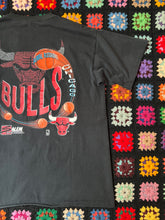 Load image into Gallery viewer, Vintage 90s Chicago Bulls Basketball NBA Wrap Around Graphic T-Shirt