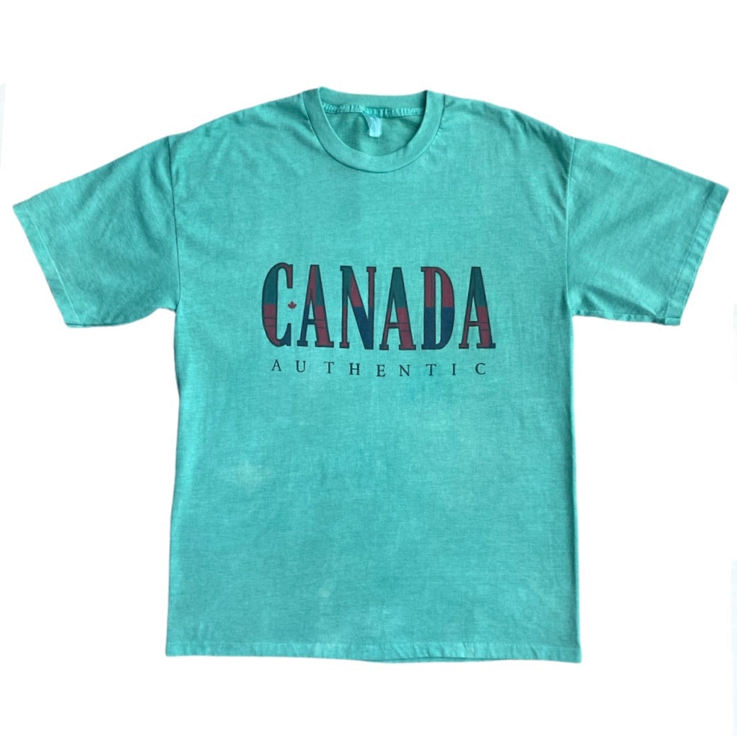 90s Canada Authentic Over Dyed Tee (XL)