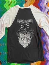Load image into Gallery viewer, Vintage 80s Iron Maiden Killers Tour Long Sleeve Raglan T-Shirt
