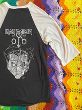Load image into Gallery viewer, Vintage 80s Iron Maiden Killers Tour Long Sleeve Raglan T-Shirt
