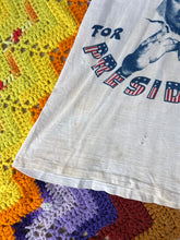 Load image into Gallery viewer, Vintage 70s Archie Bunker For President Ringer T-Shirt
