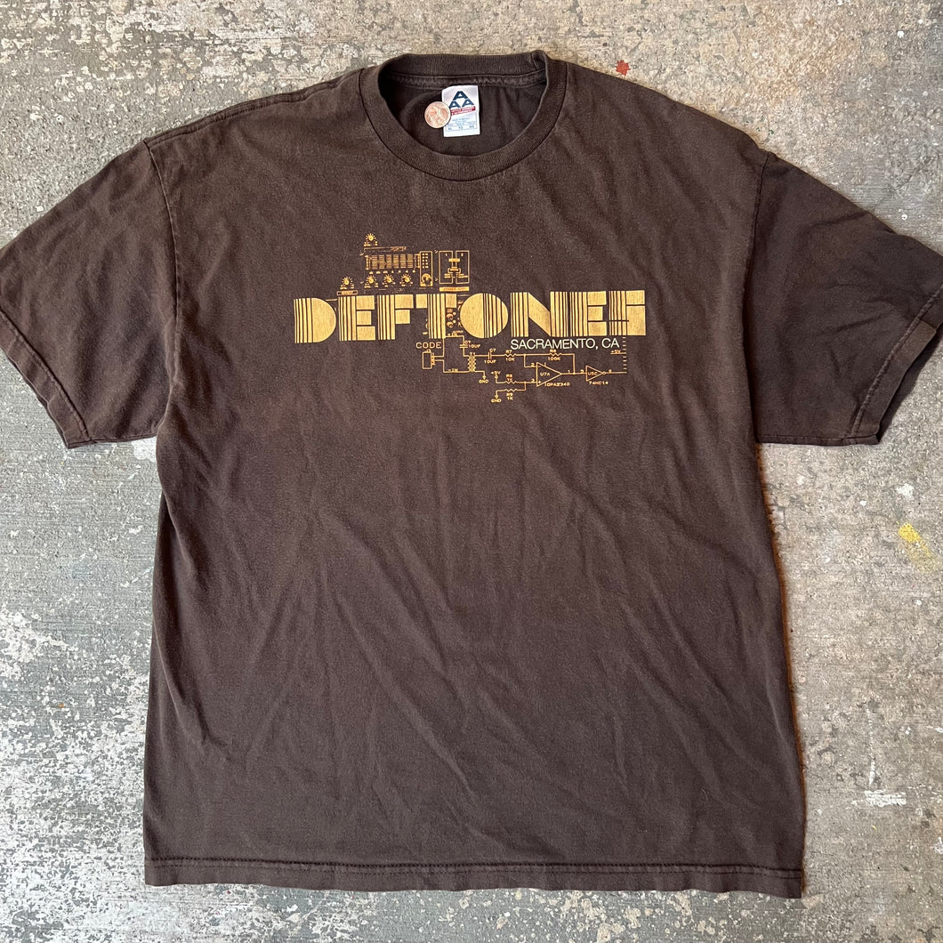 Vintage 2000s Y2K Deftones Sacramento 2006-2007 Tour T-Shirt