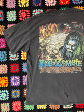 Load image into Gallery viewer, Vintage Korn &amp; Rob Zombie 1999 World Tour T-Shirt
