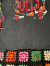 Load image into Gallery viewer, Vintage 90s Chicago Bulls Basketball NBA Wrap Around Graphic T-Shirt
