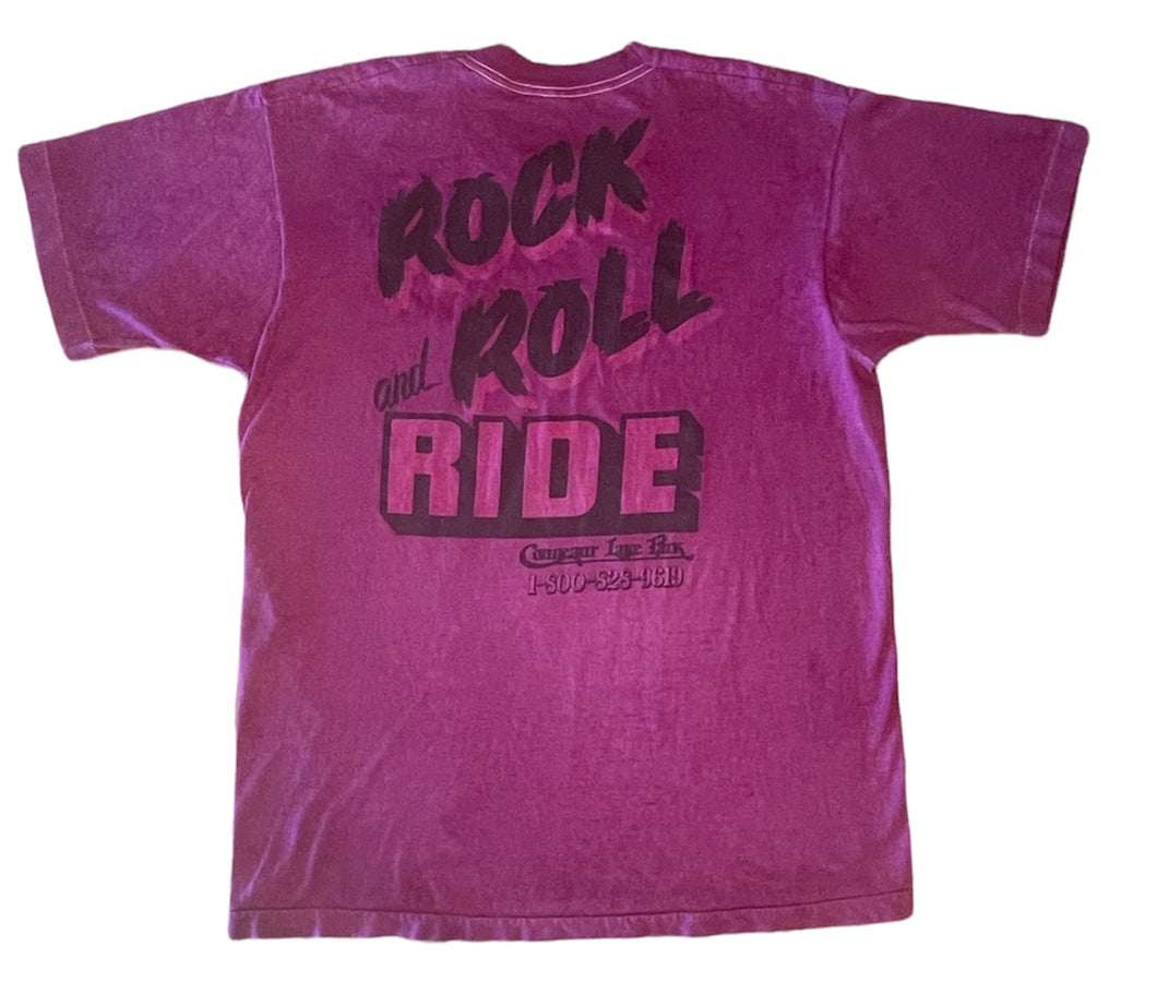 90s Rock 'N Roll Concert Series Over Dyed Tee