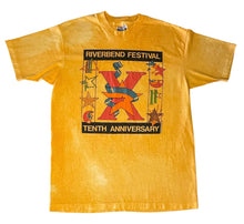 Load image into Gallery viewer, 80s Riverbend Festival Over Dyed Tee (L)
