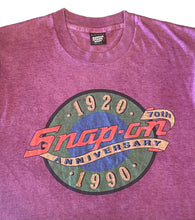 Load image into Gallery viewer, 90s Snap-On Over Dyed Tee (XL)
