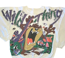 Load image into Gallery viewer, 90s Taz / Looney Tunes AOP Crewneck Sweatshirt (XL)
