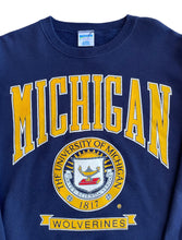 Load image into Gallery viewer, 90s University of Michigan Crewneck Sweatshirt (L)
