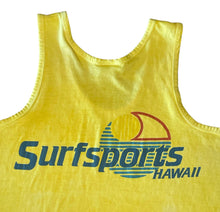 Load image into Gallery viewer, 90s Surfsports Hawaii Over Dyed Tank Top (L)
