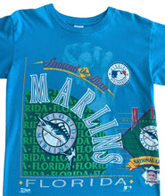 Load image into Gallery viewer, 90s Florida Marlins AOP Tee (L)
